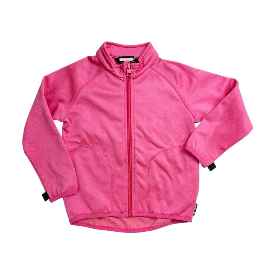 Girls' Pink Zip-Up Fleece Jacket